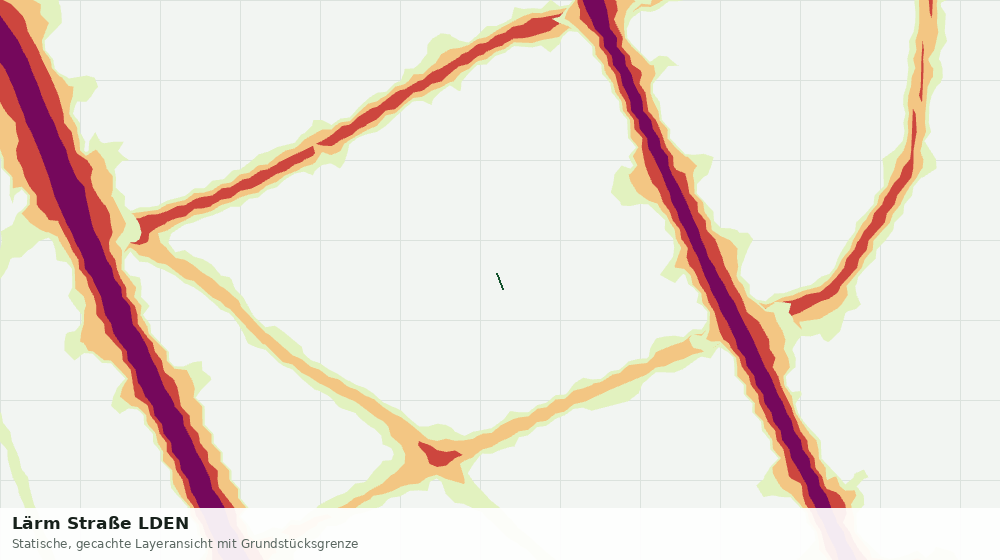 Statische Kartenansicht: Lärm Straße LDEN