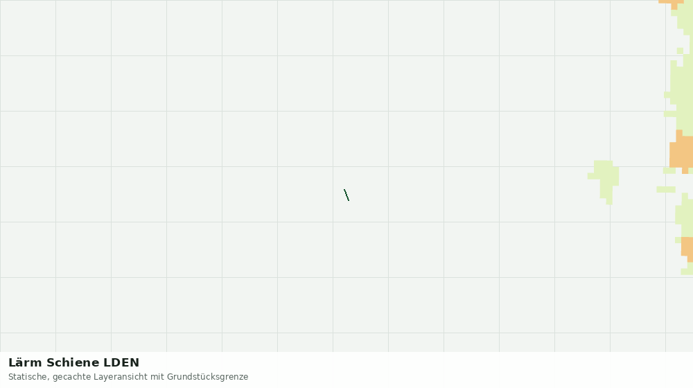 Statische Kartenansicht: Lärm Schiene LDEN