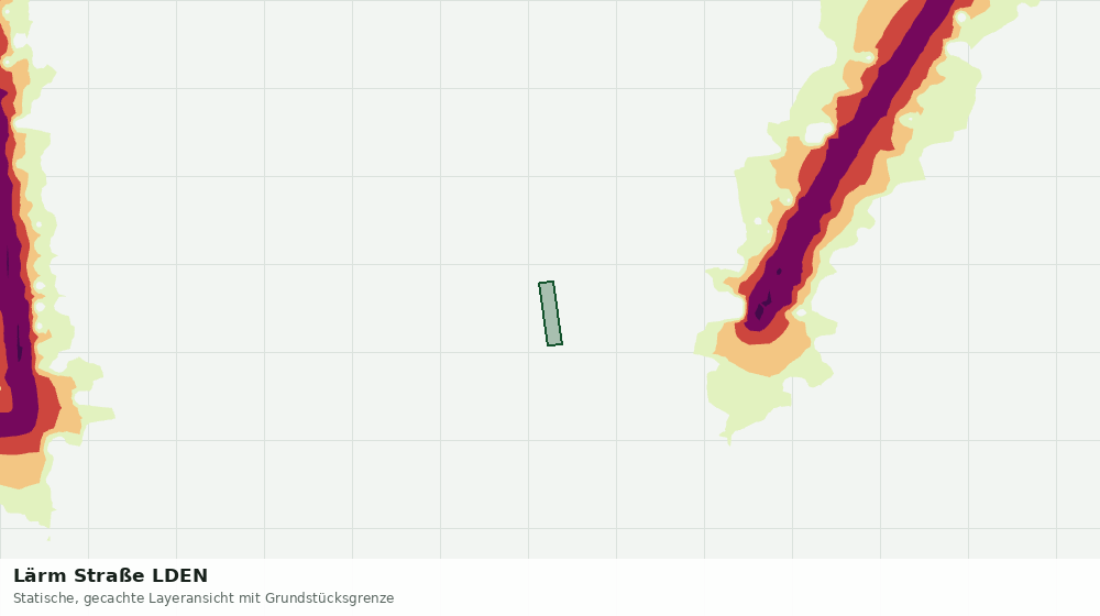 Statische Kartenansicht: Lärm Straße LDEN