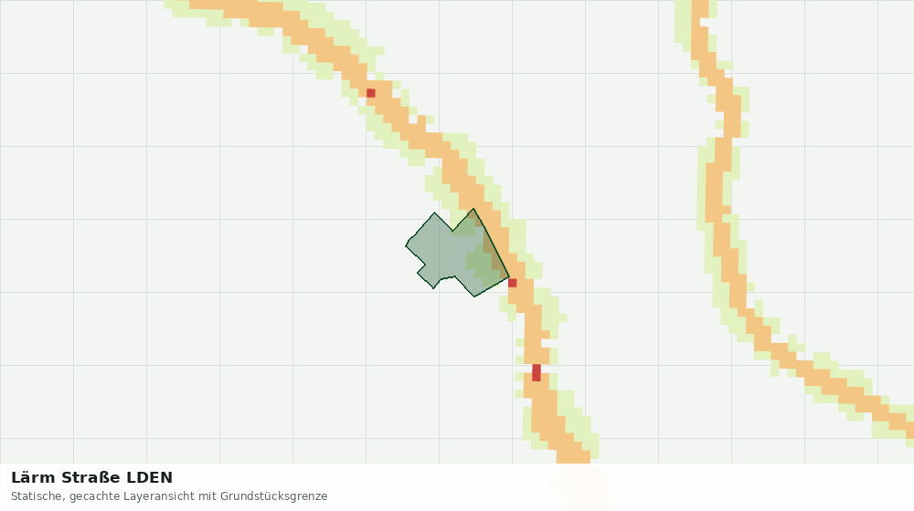 Statische Kartenansicht: Lärm Straße LDEN
