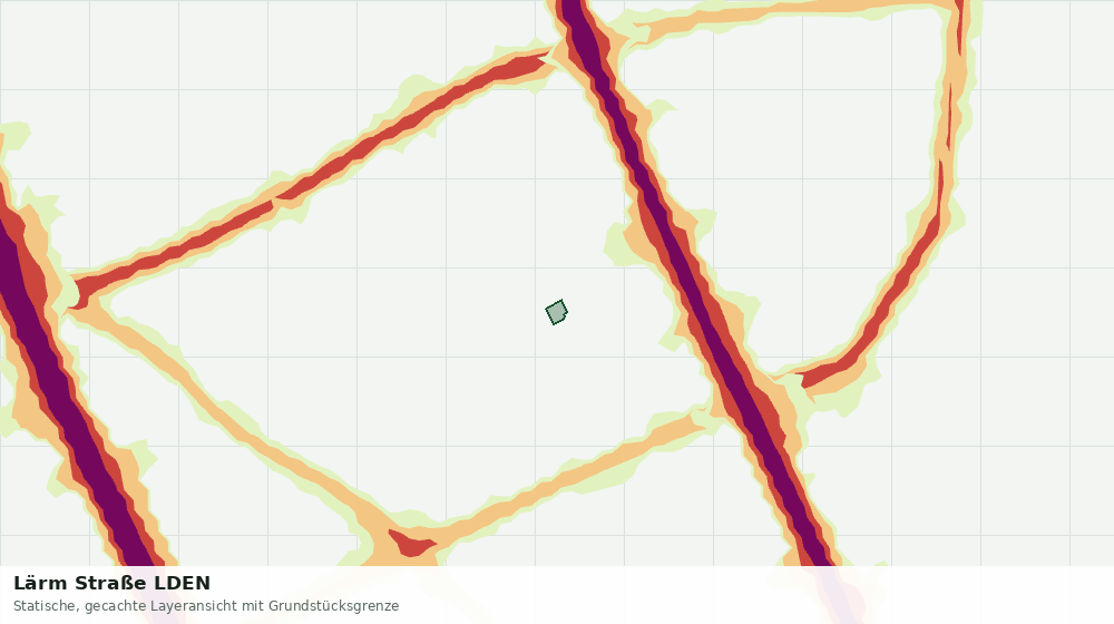 Statische Kartenansicht: Lärm Straße LDEN