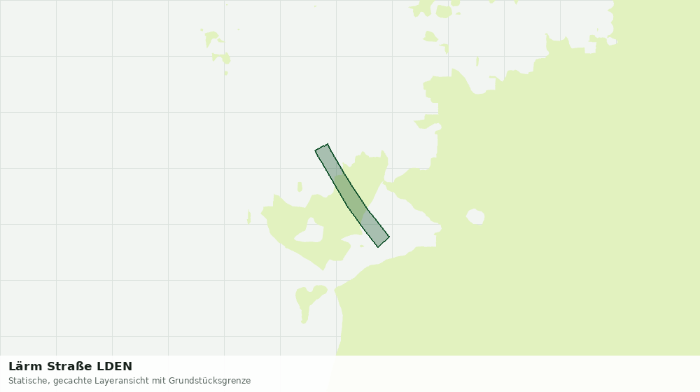 Statische Kartenansicht: Lärm Straße LDEN