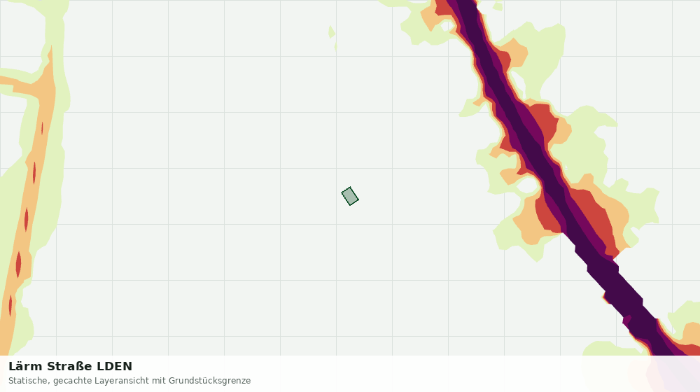 Statische Kartenansicht: Lärm Straße LDEN