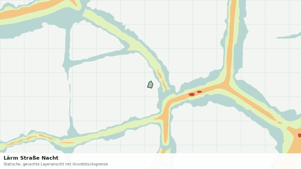 Statische Kartenansicht: Lärm Straße Nacht