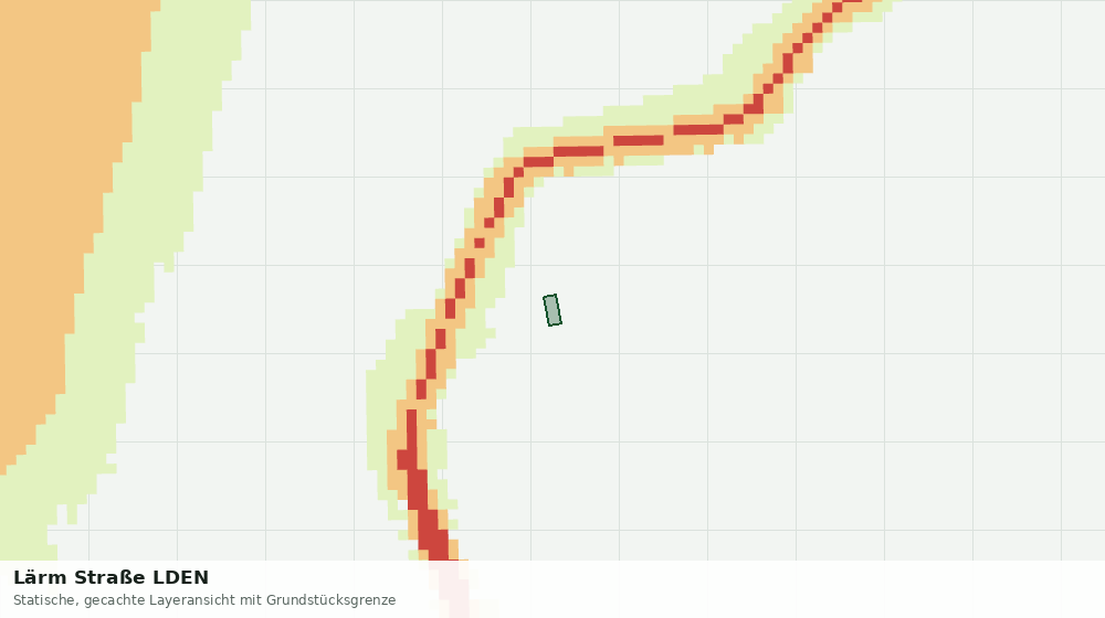 Statische Kartenansicht: Lärm Straße LDEN