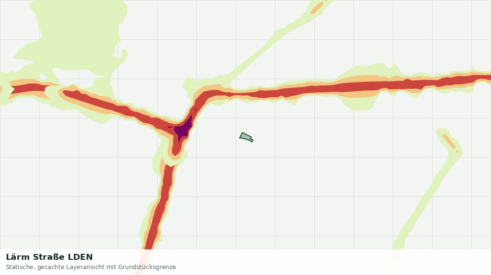 Statische Kartenansicht: Lärm Straße LDEN