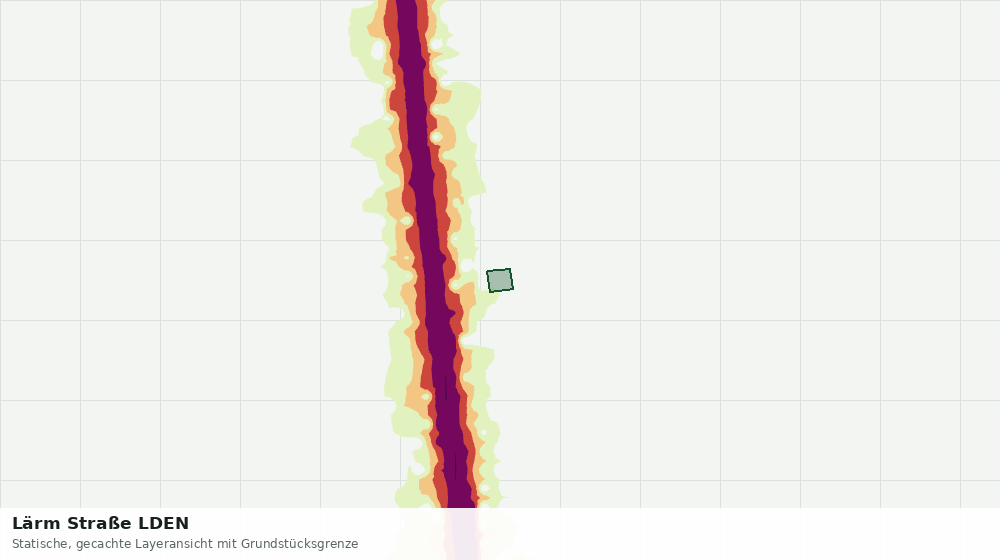 Statische Kartenansicht: Lärm Straße LDEN