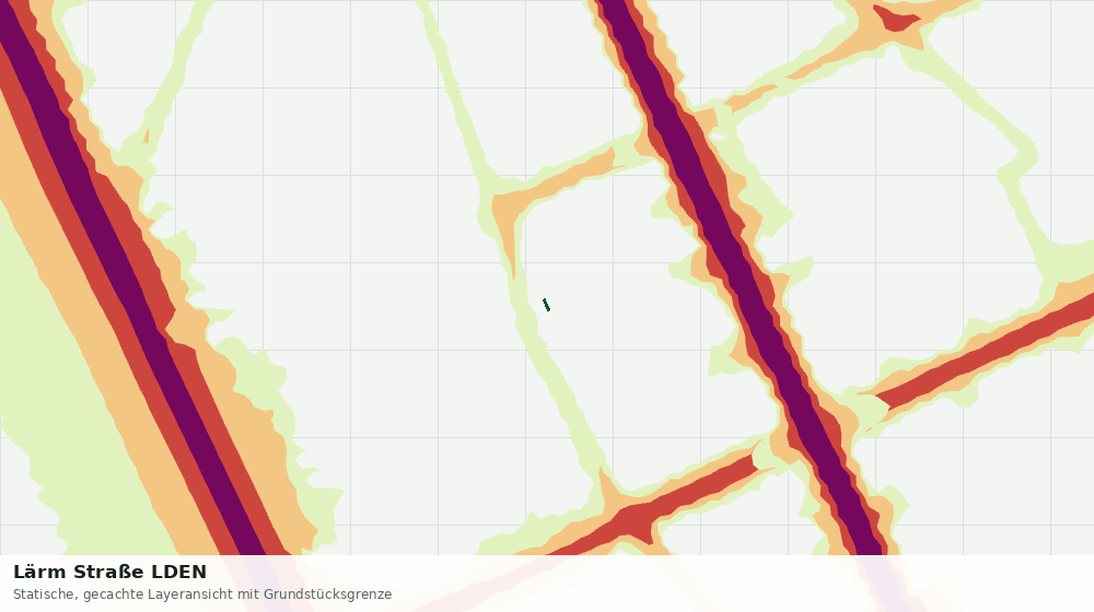 Statische Kartenansicht: Lärm Straße LDEN