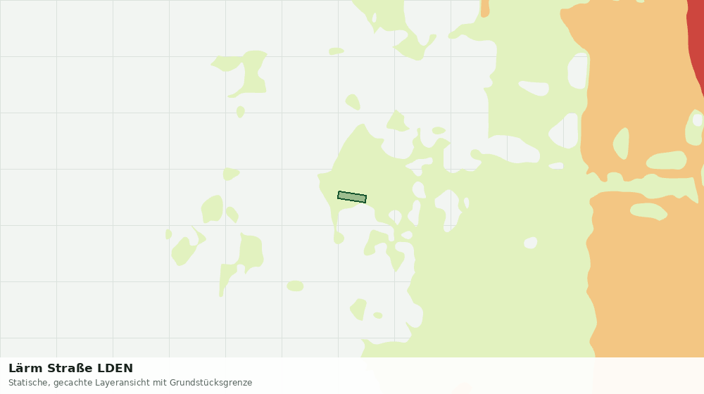 Statische Kartenansicht: Lärm Straße LDEN