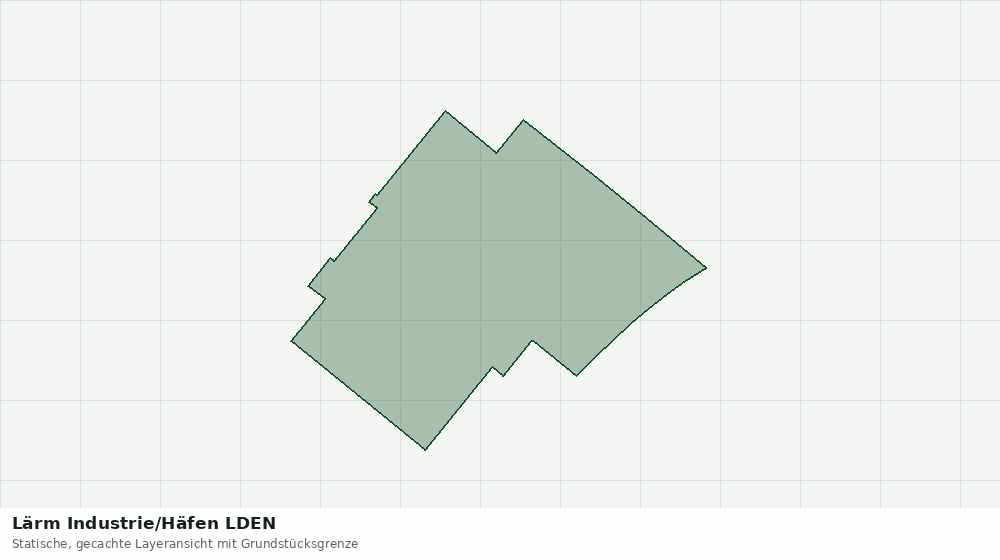 Statische Kartenansicht: Lärm Industrie/Häfen LDEN
