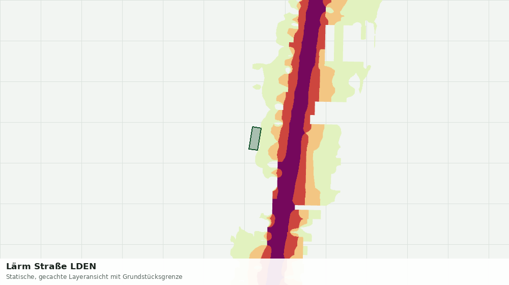 Statische Kartenansicht: Lärm Straße LDEN