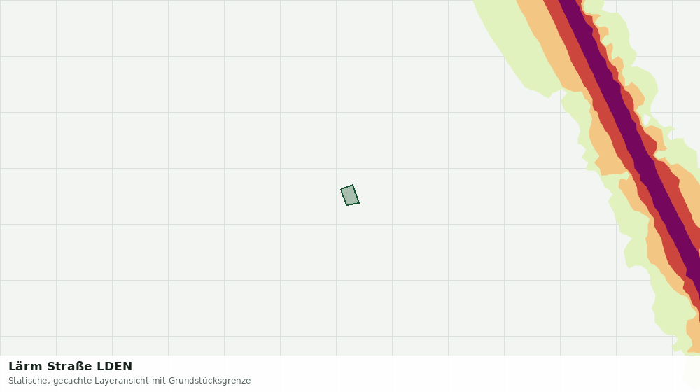 Statische Kartenansicht: Lärm Straße LDEN