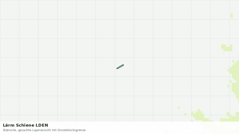 Statische Kartenansicht: Lärm Schiene LDEN