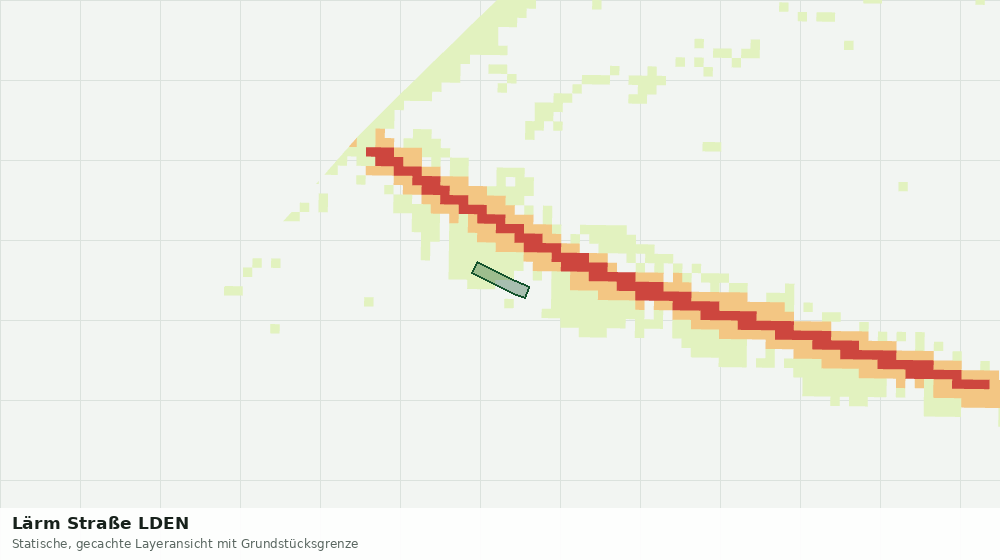 Statische Kartenansicht: Lärm Straße LDEN