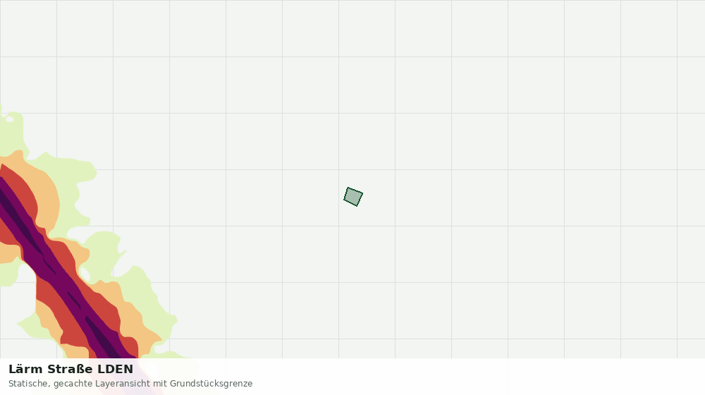 Statische Kartenansicht: Lärm Straße LDEN