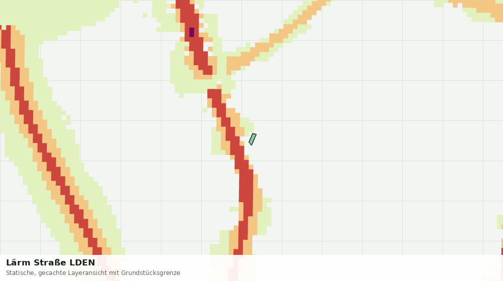 Statische Kartenansicht: Lärm Straße LDEN