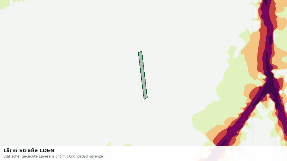 Statische Kartenansicht: Lärm Straße LDEN