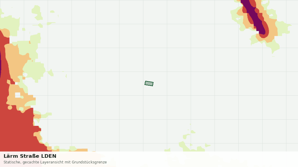 Statische Kartenansicht: Lärm Straße LDEN