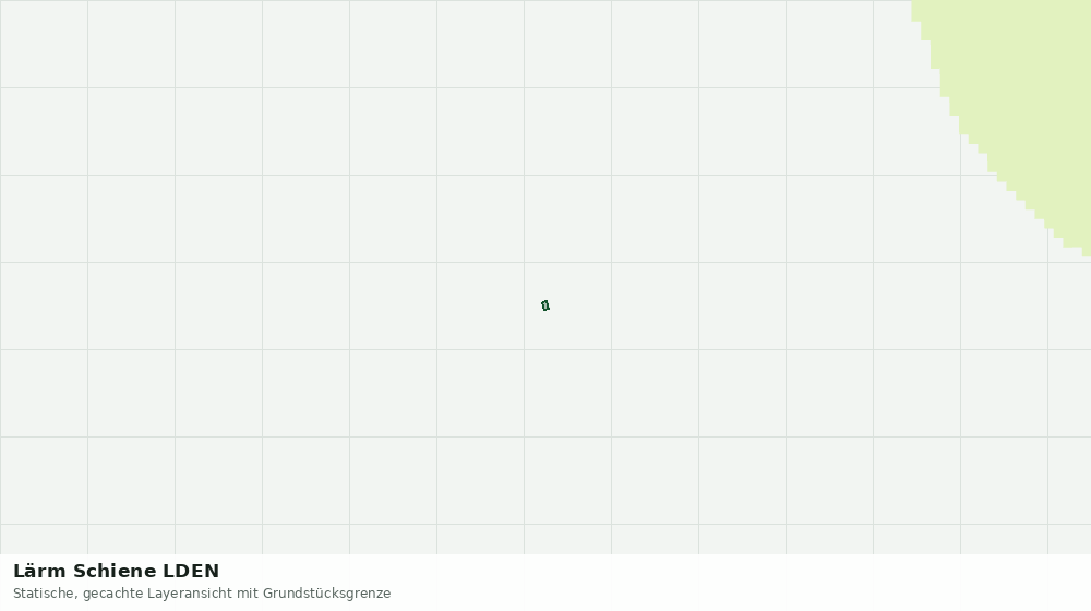 Statische Kartenansicht: Lärm Schiene LDEN
