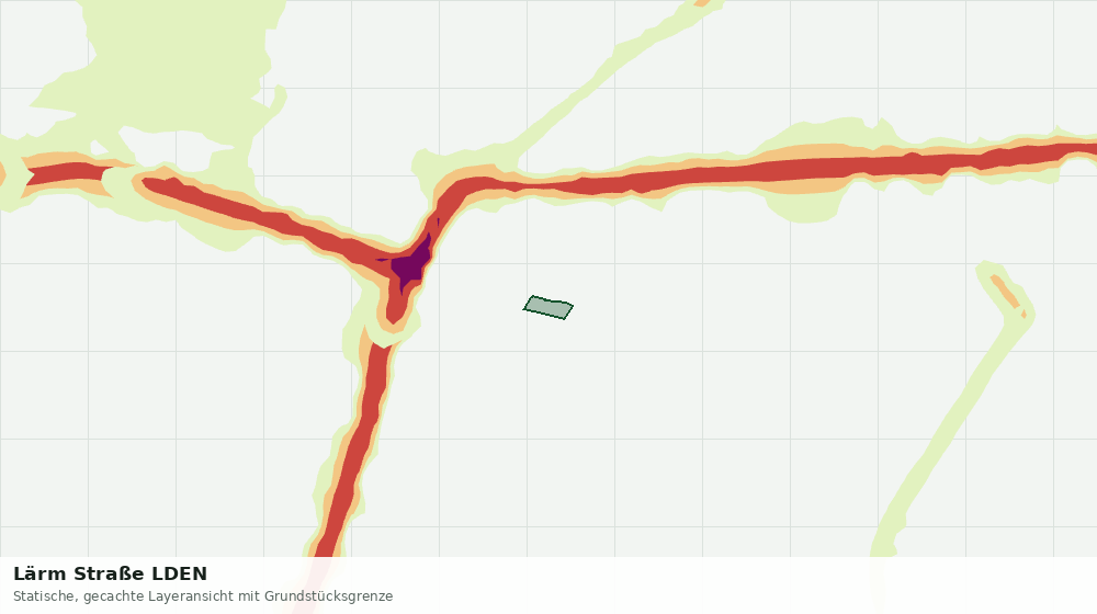 Statische Kartenansicht: Lärm Straße LDEN