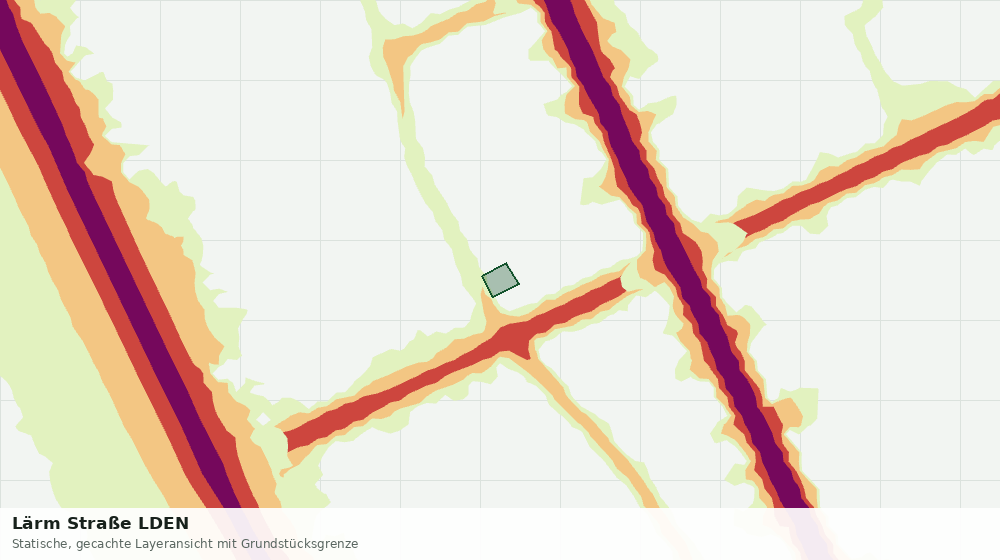 Statische Kartenansicht: Lärm Straße LDEN