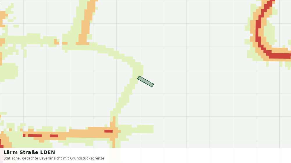 Statische Kartenansicht: Lärm Straße LDEN