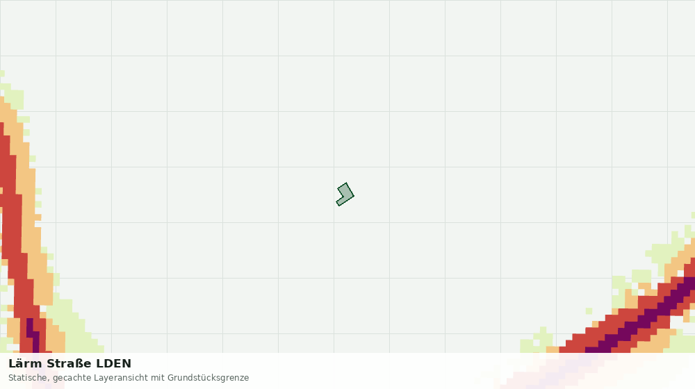 Statische Kartenansicht: Lärm Straße LDEN