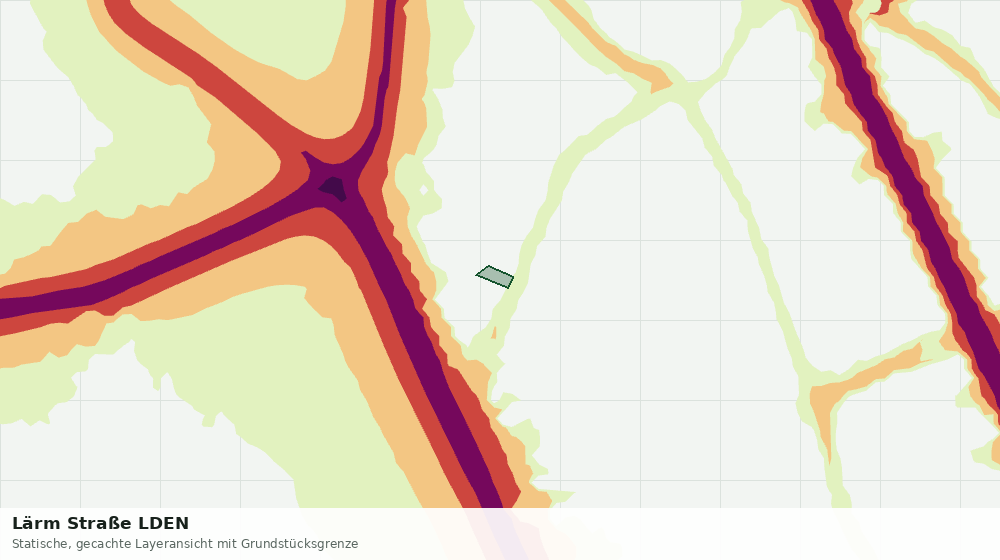Statische Kartenansicht: Lärm Straße LDEN