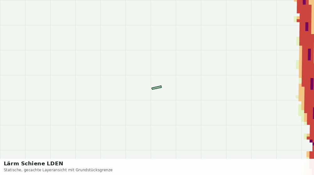 Statische Kartenansicht: Lärm Schiene LDEN