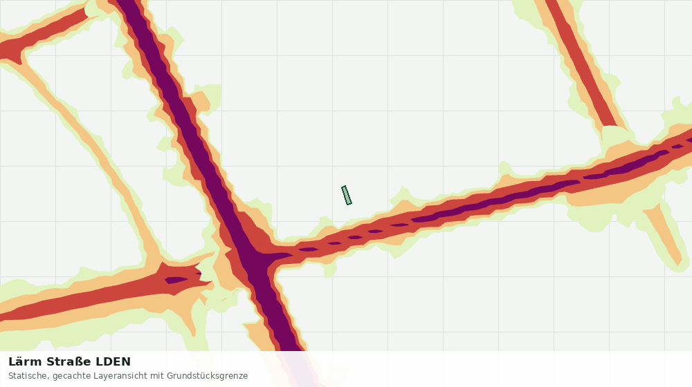 Statische Kartenansicht: Lärm Straße LDEN
