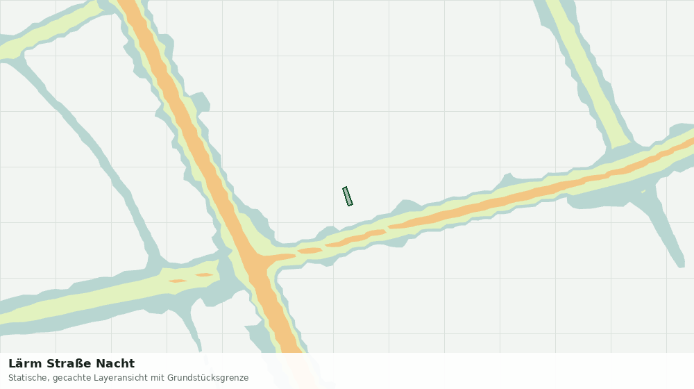 Statische Kartenansicht: Lärm Straße Nacht