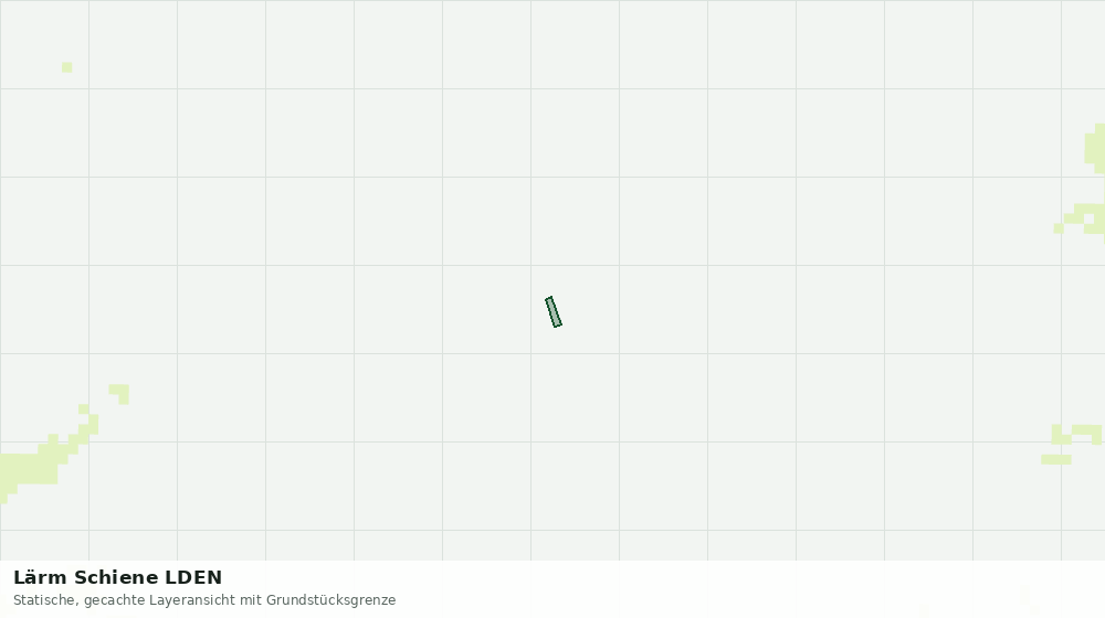 Statische Kartenansicht: Lärm Schiene LDEN