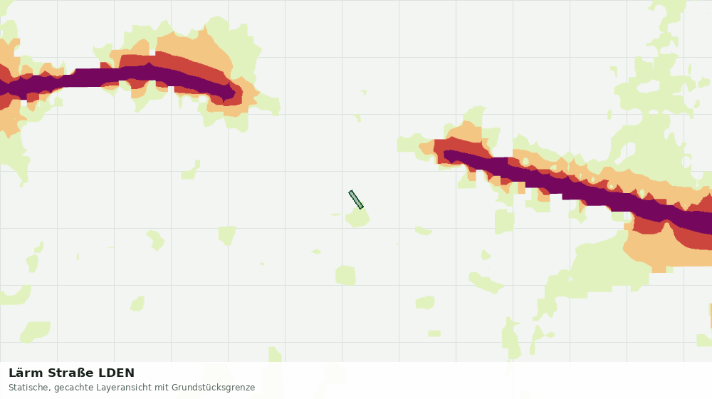 Statische Kartenansicht: Lärm Straße LDEN