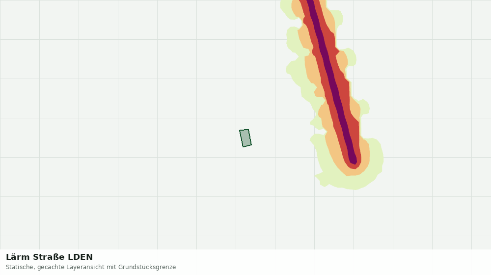 Statische Kartenansicht: Lärm Straße LDEN