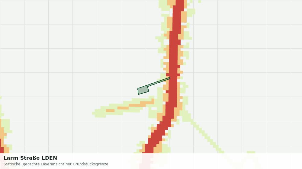 Statische Kartenansicht: Lärm Straße LDEN
