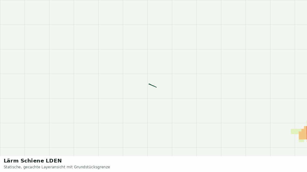 Statische Kartenansicht: Lärm Schiene LDEN