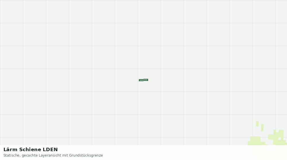 Statische Kartenansicht: Lärm Schiene LDEN