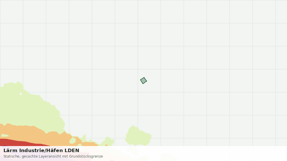 Statische Kartenansicht: Lärm Industrie/Häfen LDEN