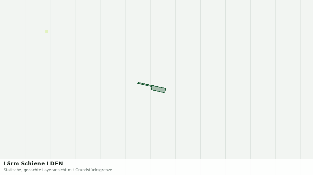 Statische Kartenansicht: Lärm Schiene LDEN