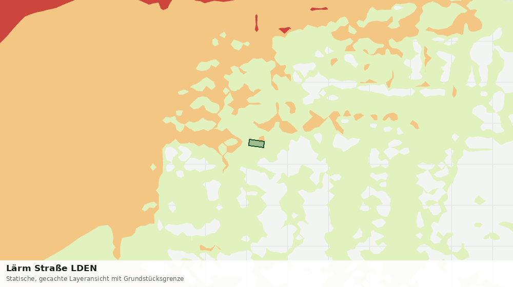 Statische Kartenansicht: Lärm Straße LDEN