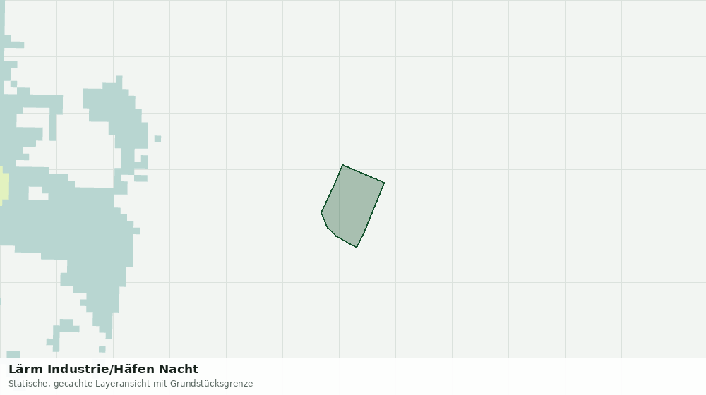 Statische Kartenansicht: Lärm Industrie/Häfen Nacht