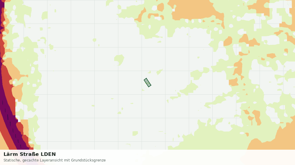 Statische Kartenansicht: Lärm Straße LDEN