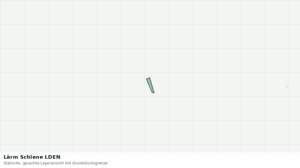 Statische Kartenansicht: Lärm Schiene LDEN