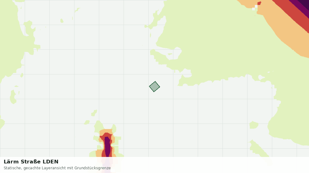 Statische Kartenansicht: Lärm Straße LDEN