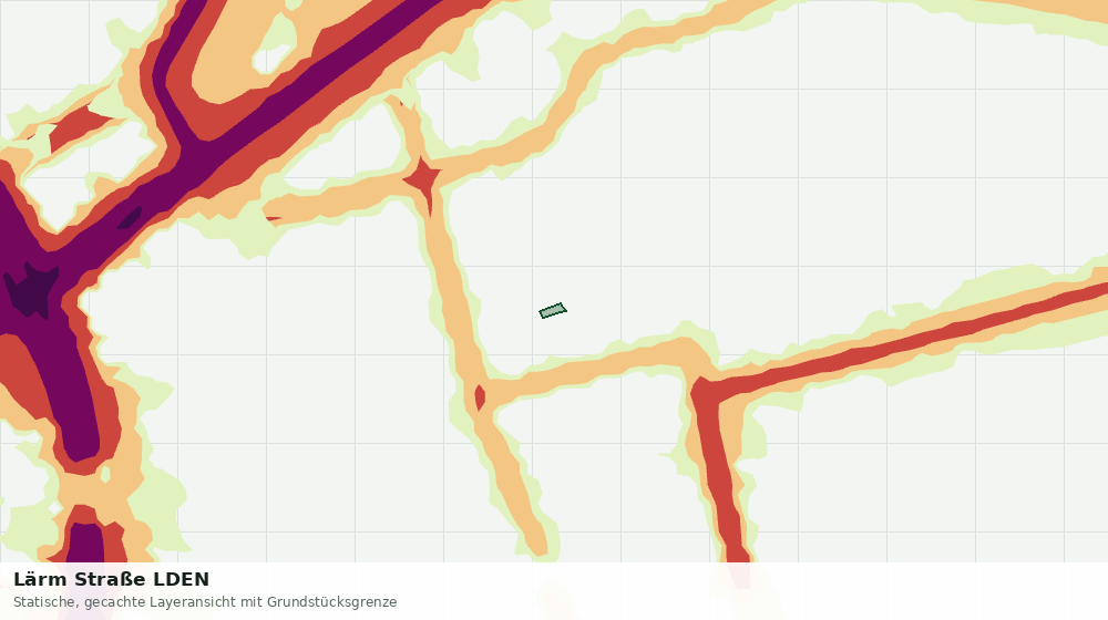 Statische Kartenansicht: Lärm Straße LDEN
