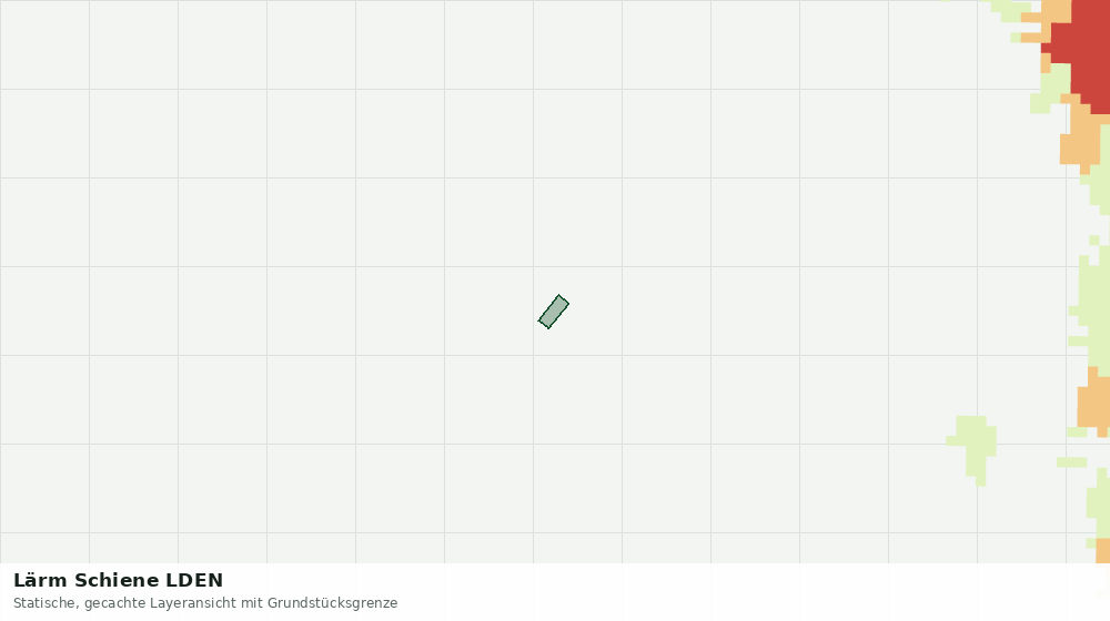 Statische Kartenansicht: Lärm Schiene LDEN