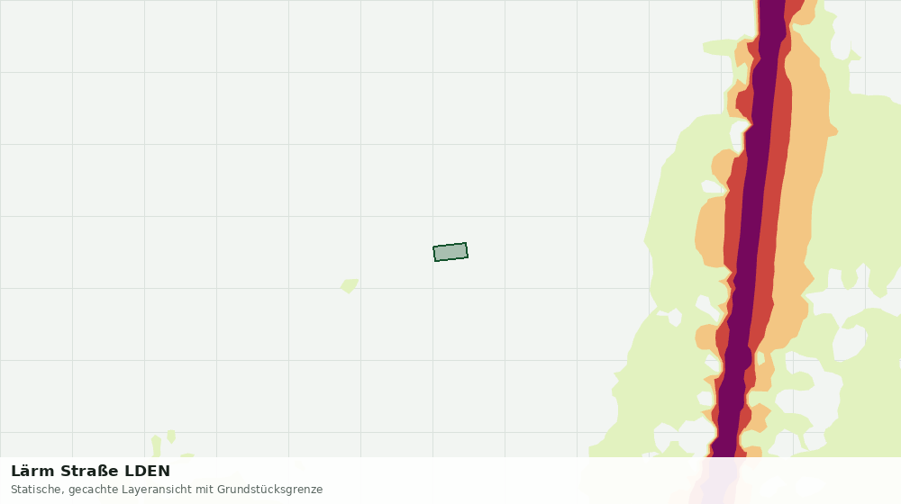 Statische Kartenansicht: Lärm Straße LDEN