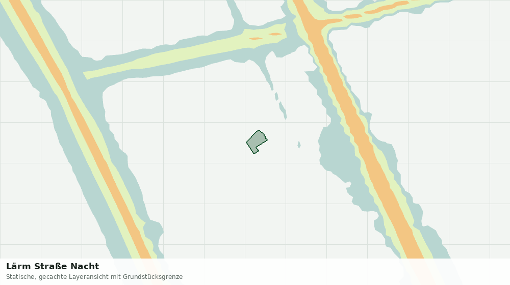 Statische Kartenansicht: Lärm Straße Nacht