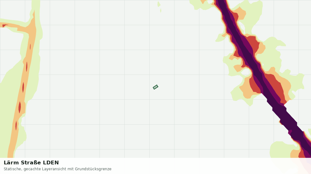 Statische Kartenansicht: Lärm Straße LDEN
