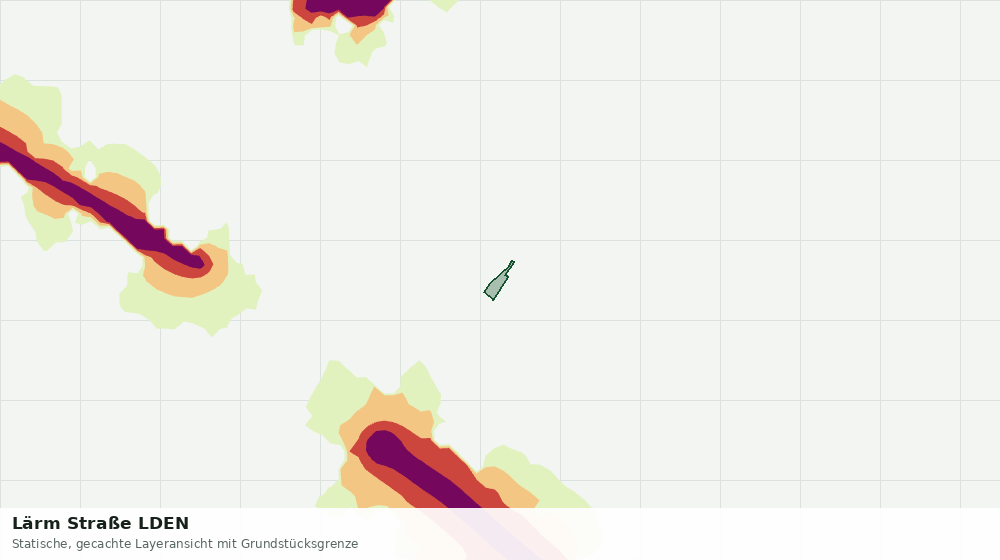Statische Kartenansicht: Lärm Straße LDEN